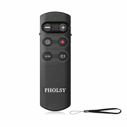 Picture of PHOLSY RMT-P1BT Bluetooth Camera Remote Wireless Release Shutter Commander Compatible with Sony a1, a6700, a6400, a6600, a7C, a7M3, a7M4, a7RM3, a7RM4, a7SM3, a9, a9M2, RX0M2, RX100M7, ZV-1, ZV-E10