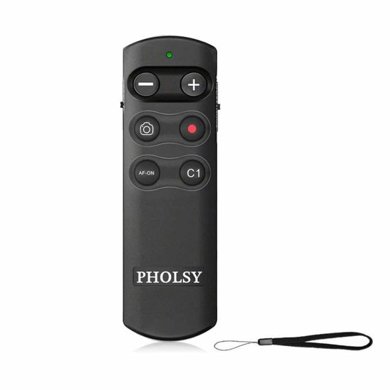 Picture of PHOLSY RMT-P1BT Bluetooth Camera Remote Wireless Release Shutter Commander Compatible with Sony a1, a6700, a6400, a6600, a7C, a7M3, a7M4, a7RM3, a7RM4, a7SM3, a9, a9M2, RX0M2, RX100M7, ZV-1, ZV-E10