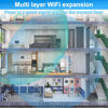 Picture of 2023 Newest WiFi Extender, WiFi Repeater, 1200Mbps Booster Amplifier 2.4&5GHz Dual Band (8500sq.ft), 4 Antennas 360° Full Coverage Dual Band Signal Strong Penetrability, Supports Ethernet Port&AP Mode