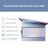 Picture of iPad Pro 11 inch Case with Keyboard(4th/3rd/2nd/1st Gen),iPad Air 5th/4th Generation Case with Keyboard 10.9 inch,10 Color Backlight Bluetooth Keyboard with Pencil Holder,360° Rotatable Screen(Blue)