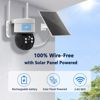 Picture of Solar Security Camera Wireless Outdoor, WiFi Battery Surveillance Camera for Home Security, Color Night Vision, 2 Way Audio, PIR Motion Detection & Phone Alerts, Cloud Storage & SD Card Slot