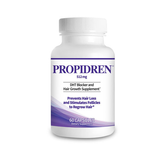 Picture of Propidren by HairGenics - DHT Blocker & Hair Growth Capsules to Prevent Hair Loss & Stimulate Hair Follicles, to Stop Hair Loss & Regrow Hair. Proprietary Anti-Hair Loss & Hair Regrowth Treatment.