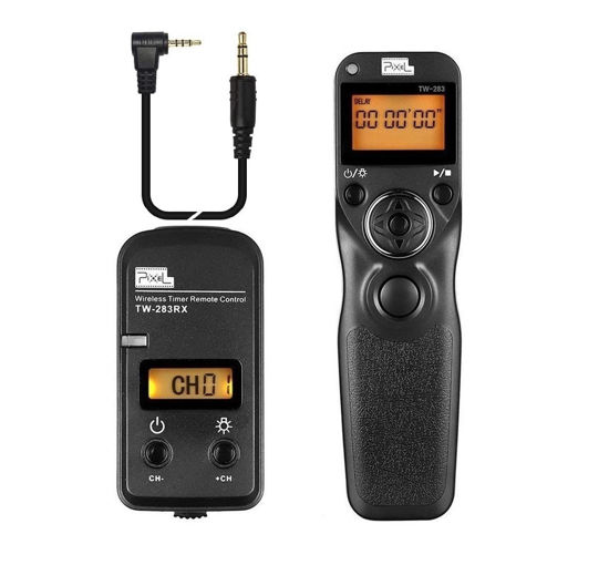 Picture of Pixel Wireless Timer TW283-L1 Shutter Release Remote Control Compatible with Panasonic S5, S1, G95, G91, G90, FZ10002, G9, GH5, GH6, G85, G81, G70, GH4, GH3, FZ2500, FZ2000, FZ330, FZ200, FZ100, FZ30