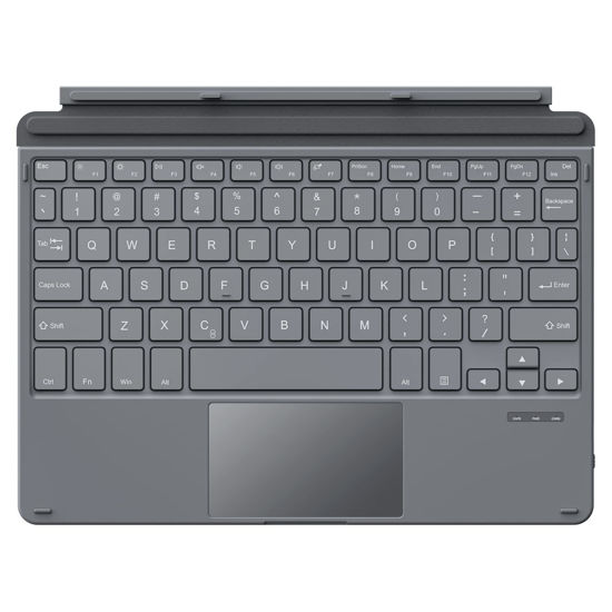 Picture of MoKo Type Cover Fit Microsoft Surface Go 3 (2021)/Surface Go 2 2020/Surface Go 2018, Wireless Bluetooth Tablet Computer Keyboard with Micro-USB Charging Cable and Built-in Rechargeable Battery, Black