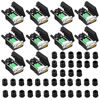 Picture of ANMBEST 10PCS DB9 Male Breakout Connector,DB9 Solderless RS232 D-SUB Serial to 9-pin Port Terminal Adapter Connector Breakout Board with Case Long Bolts Tail Pipe