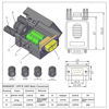 Picture of ANMBEST 10PCS DB9 Male Breakout Connector,DB9 Solderless RS232 D-SUB Serial to 9-pin Port Terminal Adapter Connector Breakout Board with Case Long Bolts Tail Pipe