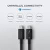 Picture of Satechi Certified USB C Thunderbolt 4 Cable (3.2ft/ 1M) 8k/60Hz Display, 40Gbps Data Transfer, 240W PD, PCIE, Compatible with Thunderbolt 4/3, USB4, USB-C, for MacBook Pro, Hubs, Docking and More