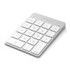 Picture of Satechi Slim Aluminum Bluetooth Wireless 18-Key Keypad Keyboard Extension - Compatible with MacBook Pro, MacBook Air, Mac Mini, iMac, iMac Pro, iPad, iPhone and More (Silver)