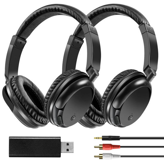 GetUSCart ASTSH 2PCS Wireless TV Headphones Wireless Headphones