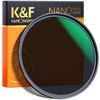 Picture of K&F Concept 62mm ND8 (3-Stop Fixed Neutral Density Filter) ND Lens Filter, 28 Multi-Layer Coatings HD Hydrophobic Ultra Slim Nano-X Series Filter for Camera Lens