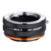 Picture of K&F Concept Lens Mount Adapter MD-NEX IV Manual Focus Compatible with Minolta Rokkor (SR/MD/MC) Lens and Sony E Mount Camera Body