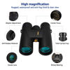 Picture of 12x42 Binoculars for Adults with Universal Phone Adapter and Tripod - High Powered Lightweight Waterproof Low Night Vision BAK4 Prism HD Binoculars for Bird Watching, Travel, Cruises, Hiking, Concerts