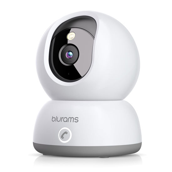 Picture of blurams Pet Camera,2K Security Camera Indoor,Dog Camera with Phone App,Home Camera for Baby with One-Touch Call,Color Night Vision,2-Way Audio,AI Motion Detection,Works with Alexa(2.4GHz ONLY)