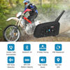 Picture of EJEAS V6 Pro Motorcycle Helmet Bluetooth Intercom Headset, Intercomunicador para Casco De Moto, 2 Riders 1200m 6 Riders 6km, 2 People Real-time Talk, ESP Noise Reduction, IP65 Waterproof 1 Pack