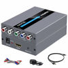 Picture of Component to HDMI Converter with Scaler Function, EASYCEL YPbPr to HDMI Converter, 5RCA RGB to HDMI Converter Adapter Includes HDMI and Component Cables(Aluminum)