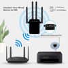 Picture of Wireless Bridge WiFi to Ethernet Adapter - AC1200 Dual Band WiFi to wired Ethernet Adapter 5G/2.4G Wireless Ethernet Adapter Rj45 Port Convert Wired Device to WiFi Ethernet to WiFi adapter for Printer