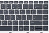 Picture of Replacement Backlight Keyboard for HP EliteBook 840 G5 840 G6 & EliteBook 745 G5 745 G6, EliteBook 840 G5 Keyboard with Pointer Silver Frame US Layout L11307-001 L14378-001