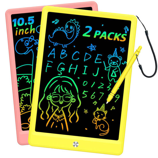 Generic 2 Pack LCD Writing Tablet,12 Inch Doodle Board,Colorful Drawing Pad  for Kids,Portable Drawing Tablet for Kids,Educational and Learning Toy  Gifts for 3 4 5 6 7 8+ Year Old Girls Boys