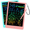 Picture of LCD Writing Tablet Doodle Board, Colorful Drawing Pad, Electronic Drawing Tablet, Drawing Pads,Travel Gifts for Kids Ages 3 4 5 6 7 8 Year Old Girls Boys (10.5 inch, Blue&Pink)