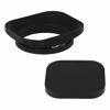 Picture of Haoge LH-E52T 52mm Square Metal Screw-in Lens Hood with Cap for 52mm Canon Nikon Sony Leica Voigtlander Nikkor Panasonic Pentax Contax Olympus Lens and Other Lens with 52mm Filter Thread