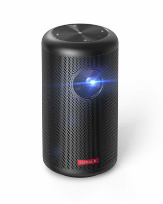 Picture of NEBULA by Anker Capsule II Smart Portable Projector - Mini projector with Wi-Fi and Bluetooth, 200 ANSI Lumen 720p HD, Android TV 9.0, 8W Speaker, 100'', 5000+ Apps, Home Theater, Smart TV Projector