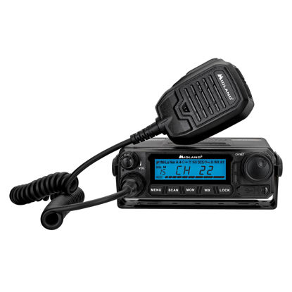 Picture of Midland - MXT500-50 Watt GMRS MicroMobile® Two-Way Radio - Farms Ranches Overlanding Trails Off-roaders - 8 Repeater Channels - Compact Design External Magnetic Mount 2.1dB Unity Gain Antenna