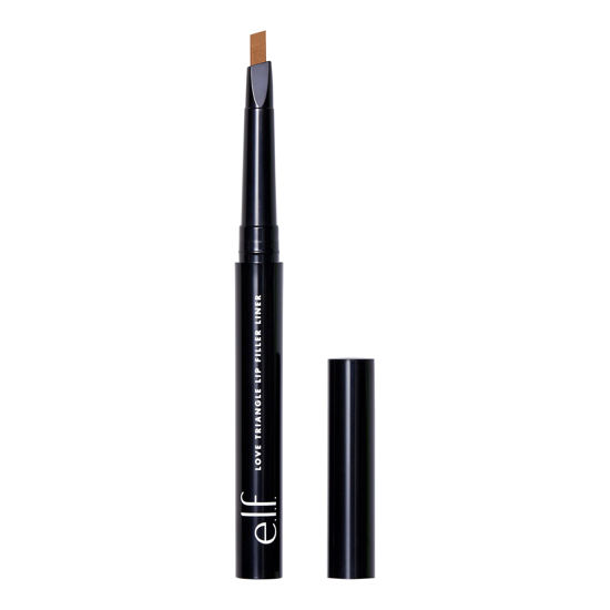 Picture of e.l.f. Love Triangle Lip Filler Liner, 2-in-1 Lip Liner Pencil For Sculpting & Filling, Long-Lasting Intense Color, Light Brown