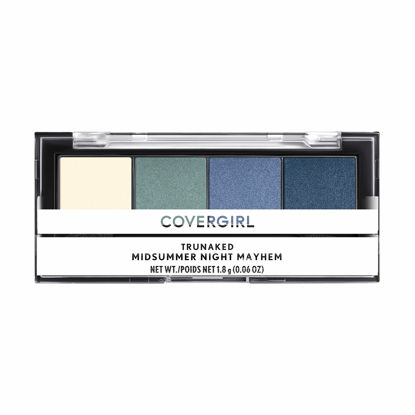 Picture of COVERGIRL COVERGIRL Trunaked Quad Eyeshadow Palette, Night Mayhem, Midsummer Night Mayhem, 0.06 Ounce