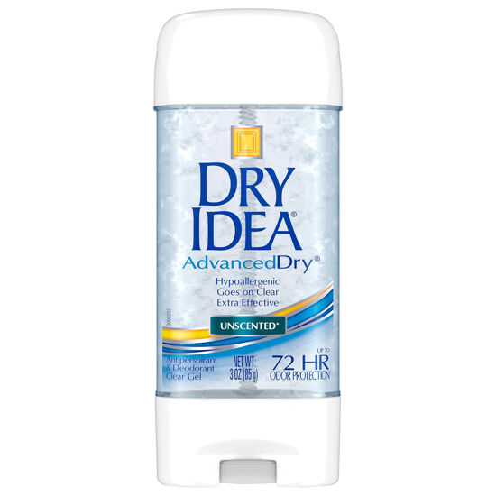 Picture of Dry Idea Antiperspirant Deodorant Gel, Unscented, 3 Ounce