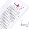 Picture of Pre Made Eye Lash Extension Fans 3D 0.07 Premade Fans Eyelash Extensions C Curl Premade Fans Volume Pre Fanned Lash Extension Supplies FADLASH (43-0.07C, 17mm)