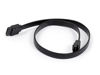 Picture of Monoprice 18inch SATA 6Gbps Cable w/Locking Latch - Black