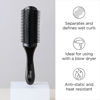 Picture of Diane Nylon Pin Styling Hair Brush for Detangling, Separating, Shaping and Defining Wet Thick or Curly Hair, Glides Through Tangles with Ease