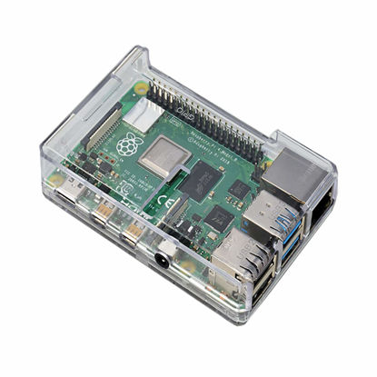 Picture of SB Components Raspberry Pi 4 Model B Clear Case - Access to All Ports