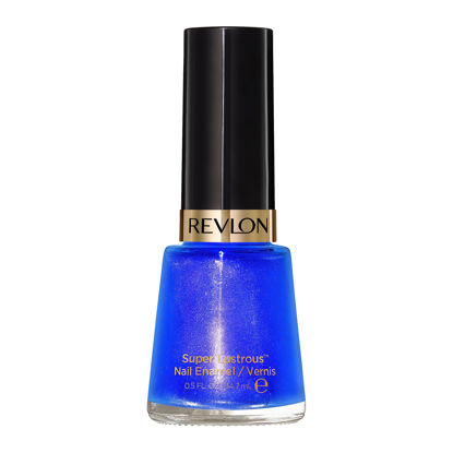 Picture of Revlon Nail Enamel, Chip Resistant Nail Polish, Glossy Shine Finish, in Blue/Green, 495 Sultry, 0.5 oz