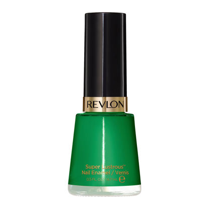 Picture of Revlon Nail Enamel, Chip Resistant Nail Polish, Glossy Shine Finish, in Blue/Green, 571 Posh, 0.5 oz