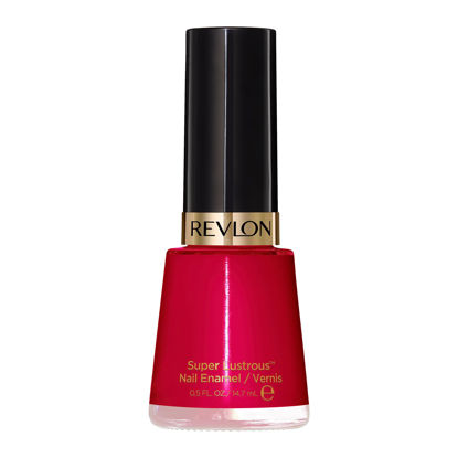 Picture of Revlon Nail Polish, Super Lustrous Nail Enamel Polish, Chip Resistant & Longwear Formula, High Shine Finish, 680 Revlon Red, 0.5 Fl Oz