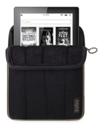 Picture of N514-Ac-Bk-L-Np Neoprene Black Case For Kobo Aura