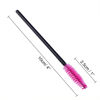 Picture of G2PLUS Disposable Eyelash Mascara Brushes Wands Applicator Makeup Kits 100 Pack Eyelash Spoolies Eyelashes Brush for Eyelash Extensions and Eyebrow Brush (Rose)