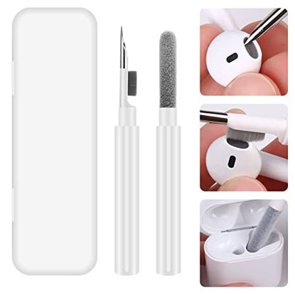 Picture of LONGFUN Cleaning Pen Kit for Airpods Pro - Earphone Cleaner Compatible with Earbud Airpod Cleaner Kit for Apple iPhone Camera Bluetooth Phone Electronic Headphone Case Tool