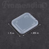 Picture of Framendino, 10 Pack Standard SD SDHC Memory Card Case Holder Plastic MicroSD SDXC MMC Duo Box Clear MicroSDHC MicroSDXC Storage Boxes Transparent