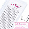 Picture of Premade Fans Eyelash Extensions 4D 0.10 D Curl Lash Fans Premade Volume Lash Extensions Individual Eyelashes Extension Supplies FADLASH (4D-0.10D, 10mm)