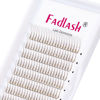 Picture of Volume Lash Extensions 0.07 Colored Lash Extensions 3D Premade Volume Fans Eyelash Extensions Brown Long Stem C Curl Premade Lash Fans (Brown-0.07C, 16mm)