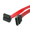 Picture of StarTech.com 6in SATA to Right Angle SATA Serial ATA Cable - 6in SATA Cable - left angle SATA Cable - angled SATA Cable, Red (SATA6RA1)