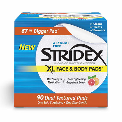 Picture of Stridex XL Face Body Pads, 90 Count