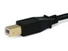 Picture of Monoprice 6-Feet USB 2.0 A Male to B Male 28/24AWG Cable (Gold Plated) (105438),Black