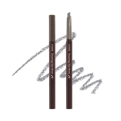 Picture of ETUDE Drawing Eye Brow 0.25g #5 Gray 21AD | Long Lasting Eyebrow Pencil | Soft Textured Natural Daily Look Eyebrow Makeup | K-beauty