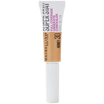 Picture of Maybelline New York Super Stay Super Stay Full Coverage, Brightening, Long Lasting, Under-eye Concealer Liquid Makeup For Up To 24H Wear, With Paddle Applicator, Honey, 0.23 fl. oz.