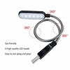 Picture of VOKARO USB Reading Light, Portable Bendable LED Lamp for Laptops, Mobile Power, Emergency (Black)