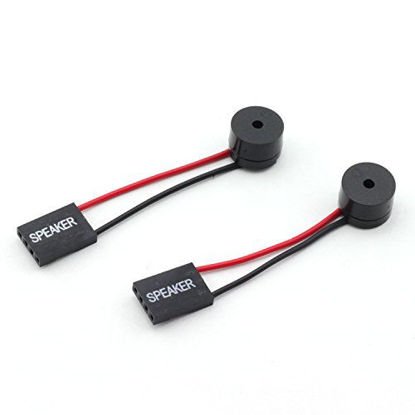 Picture of TOTOT 20pcs PC Motherboard Mini Speaker Desktop Computer Case DIY Internal Code Mini Plug Beep Alarm Buzzer