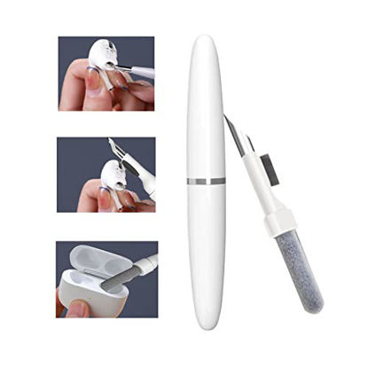 Picture of 2022 Cleaner Kit for Airpods 1 2 3, Multi-Function Wireless Earbuds Cleaning Pen in-Earphone Cleaning for Huawei Samsung MI Tablet Laptop.